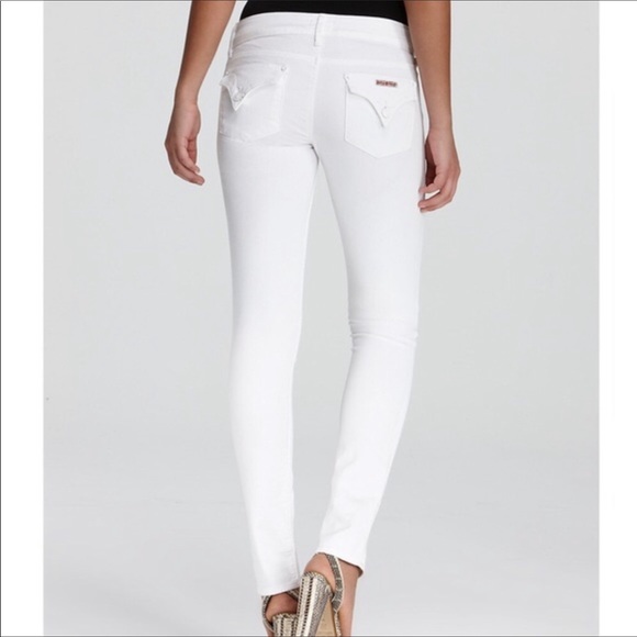 hudson white skinny jeans